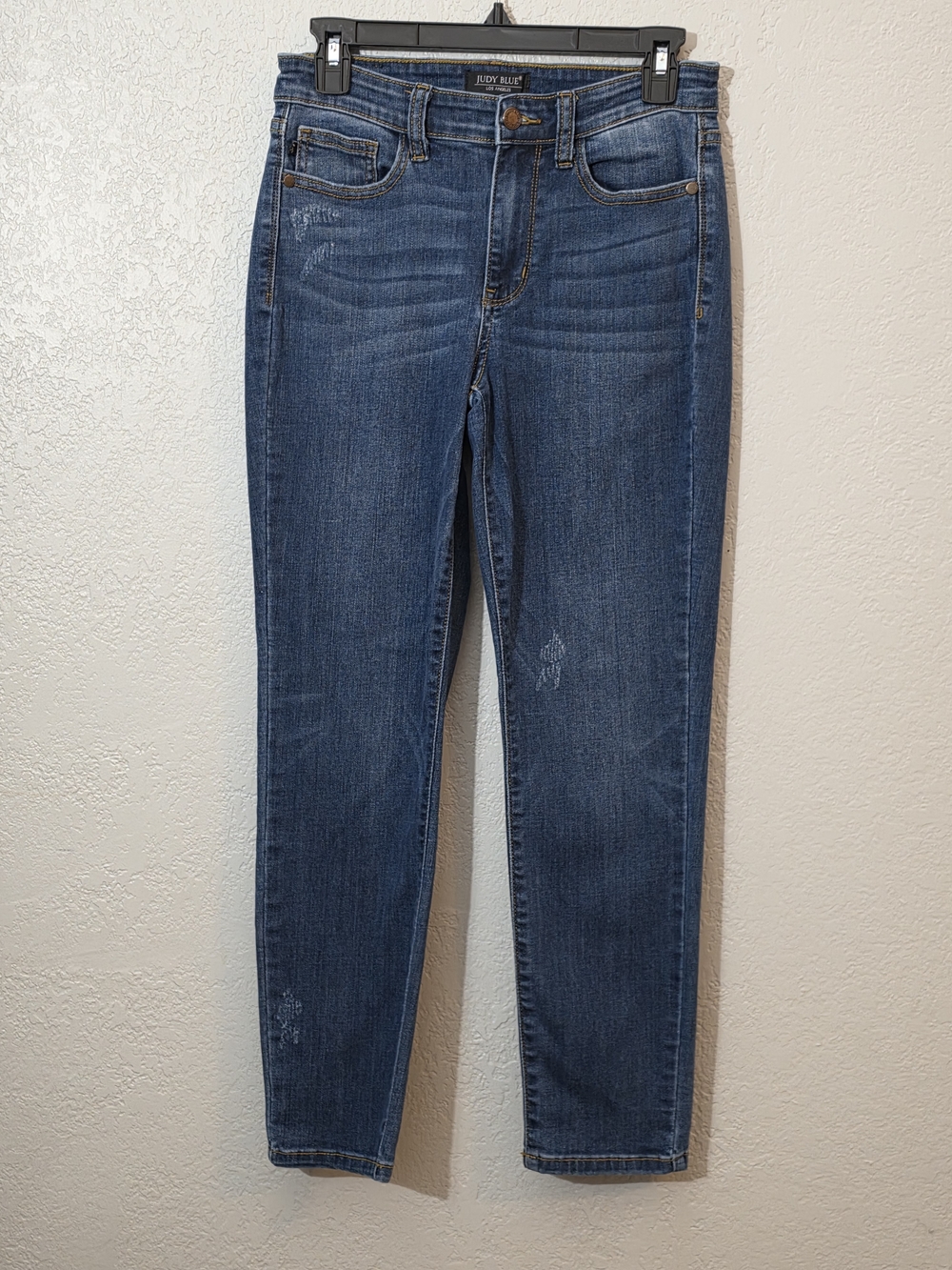Judy Blue Relaxed Fit Ankle Jeans Womens 3/26 Mid Rise Medium Wash